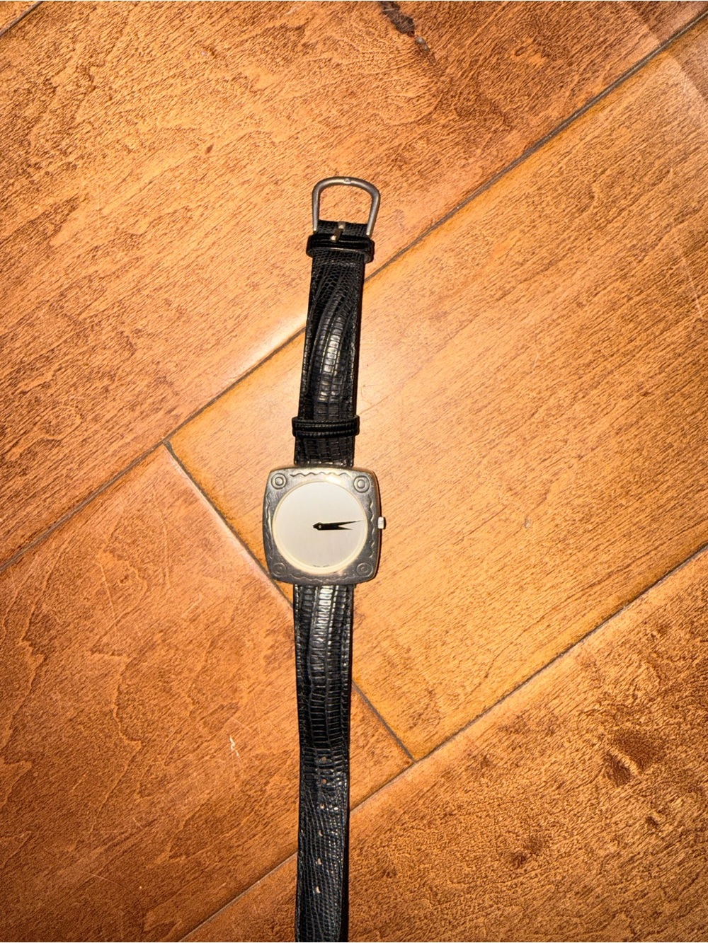 Limited Edition Lisa Jenks Silver Vintage Watch With Oxidized Detail RARE PIECE